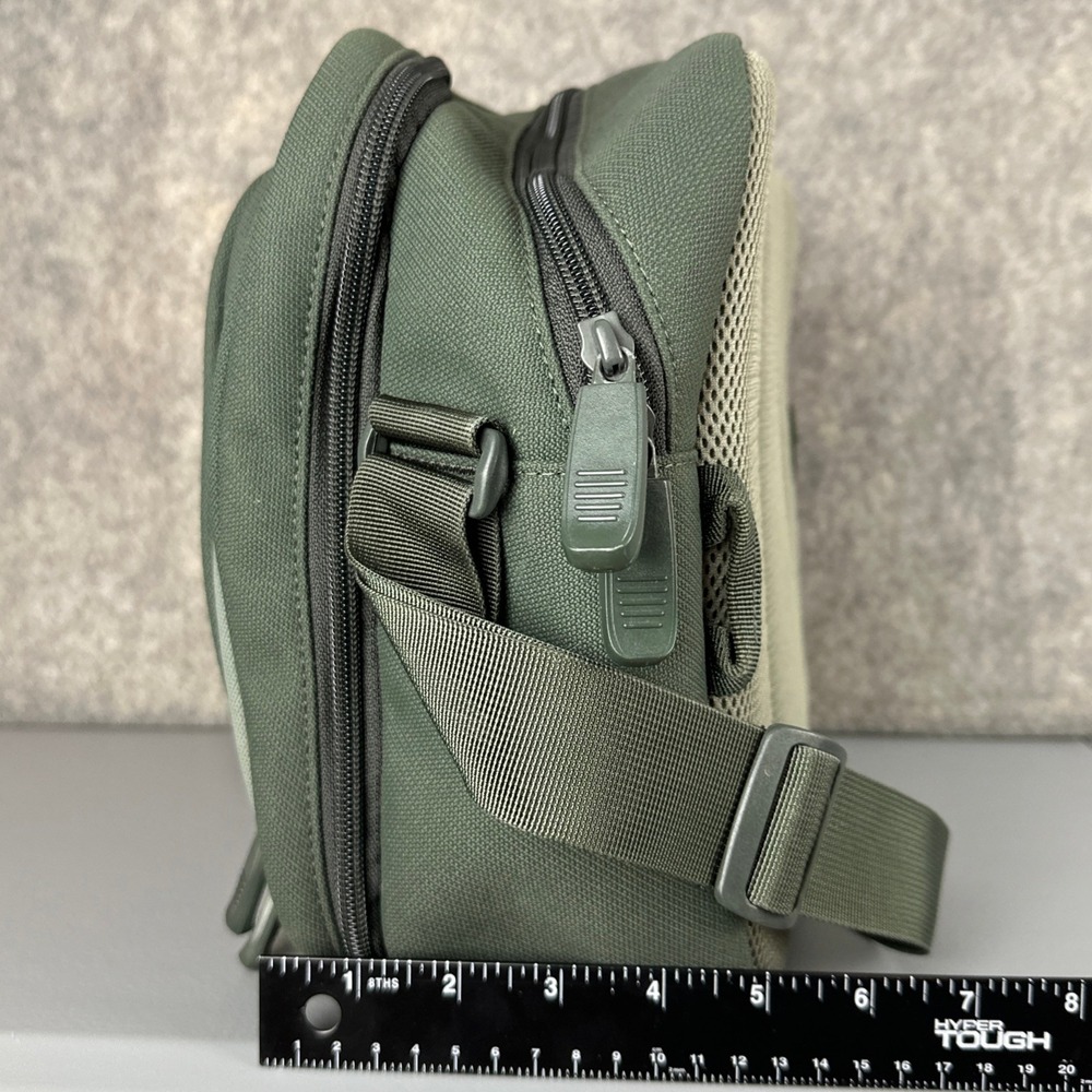 Swarovski Binocular Bag Green Vintage Shoulder Bag Canvas Padded Strap - Picture 4 of 11